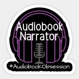 Audiobook Narrator Sticker